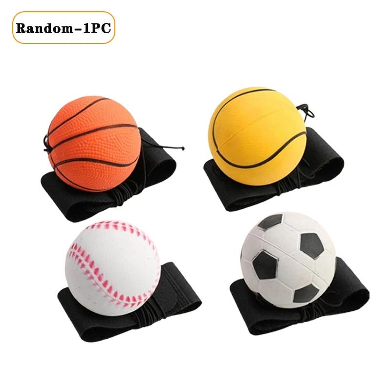 

Elastic Hand Swing Ball Wrist Strap PU Elastic Ball Outdoor Exercise Fitness Hand Swing Ball Elastic Ball Children s Rope Toy