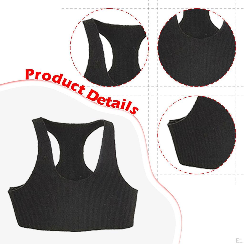 1/6 Scale Sports Bra Female Doll Clothes Comfortable Stylish Dress up Clothing Outfit for 12''