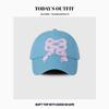Bow Embroidered Printed Baseball Cap Fashionable Casual Ins Baseball Cap Women