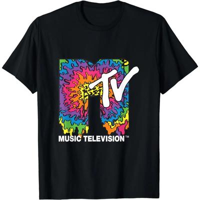 Klassisches MTV Melting Tie Dye T-Shirt