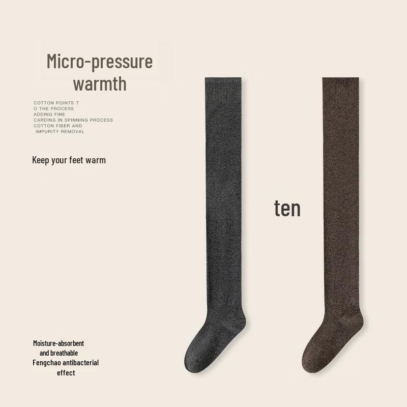 

JINGRX Women s Thick Warm Over-the-Knee Compression Socks