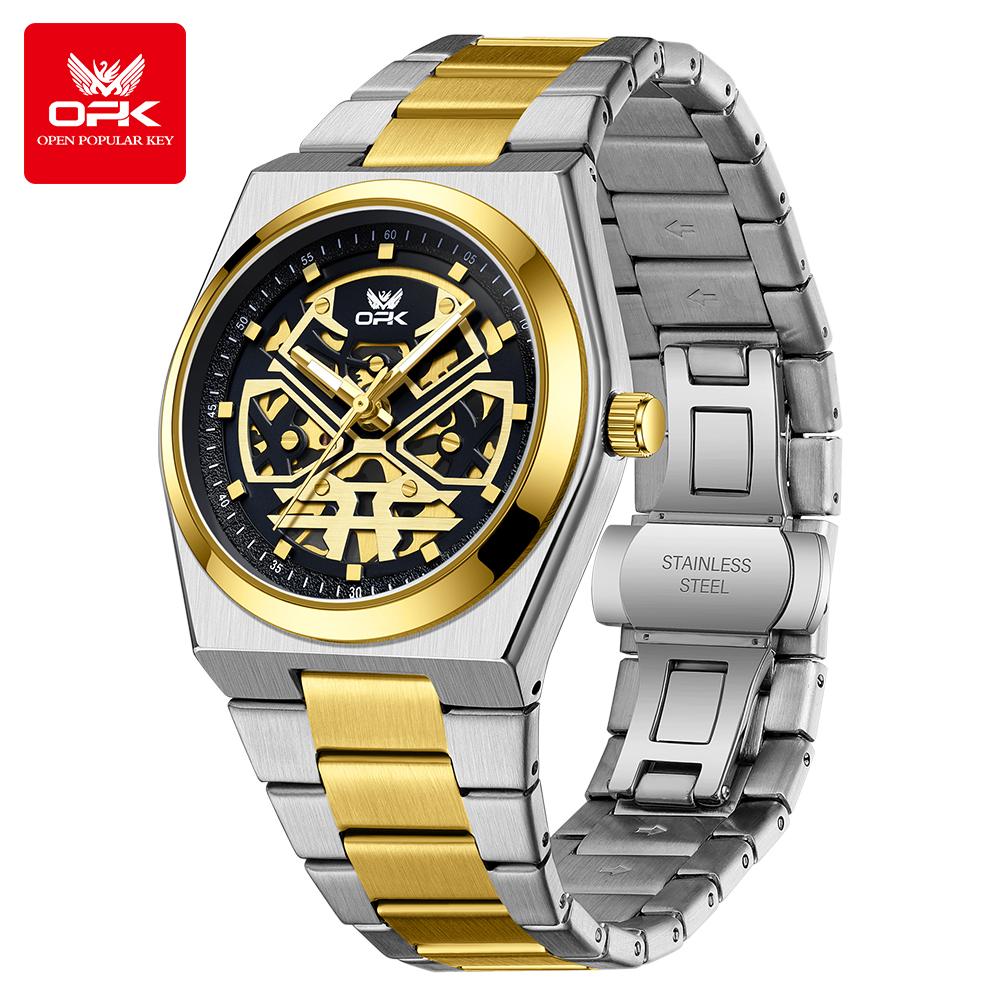 OPK 8188 Men's Watches Luxury Luminous 30m Waterproof Business Man Watch Original Quartz Watch for Man