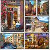Retro Viktor Shvaiko Italy City Landscape Poster Prints Classic Europe Street Wall Art Canvas Painting Veneza Bar Pub Cafe Decor