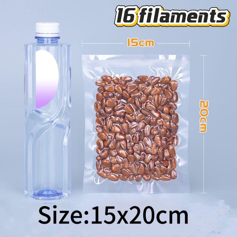 100/200/300 uds. Bolsa de Almacenamiento Sellada al Vacío de Grado Alimenticio Bolsa de Compresión para Uso Doméstico para Nevera Bolsa de Embalaje Especial para la Frescura