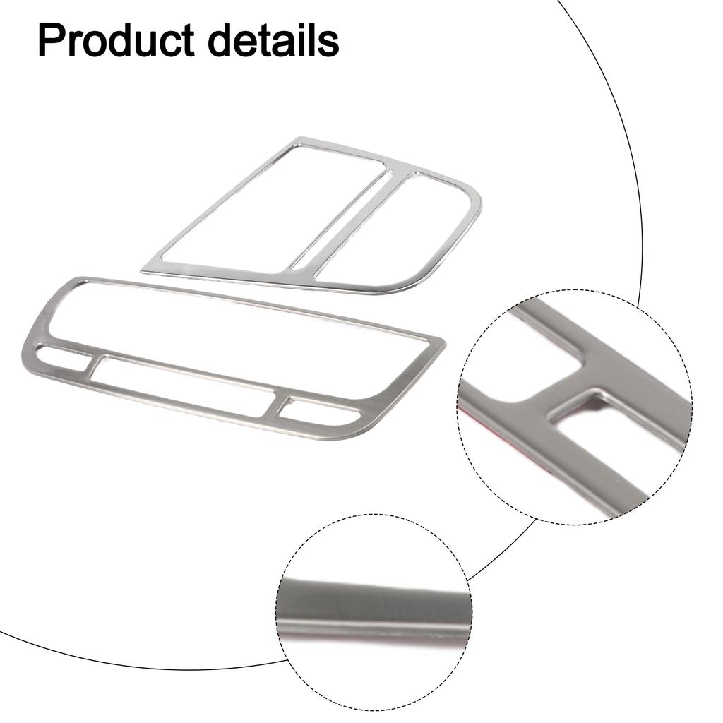 Car Center Dashboard Outlet Air Conditioning Vent Decoration Sticker Cover Trim Frame for VAUXHALL for MOKKA 13-16