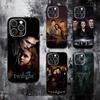 Etui na telefon Saga Zmierzch Edward dla iPhone 16,15,14,13,12,11,Pro,Max,Plus,X,XS,SE,E,Mini, Miękkie Silikonowe Czarne Etui