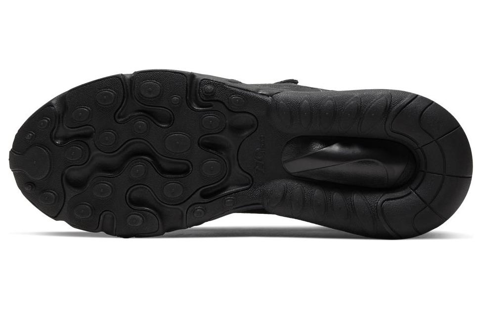 Nike Air Max 270 React 'Triple Black' Gs BQ0103-004