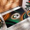 Venezia FC Football Print Crystal Velvet Rug, Comfortable Water Absorbent Non Slip Indoor Floor Carpet