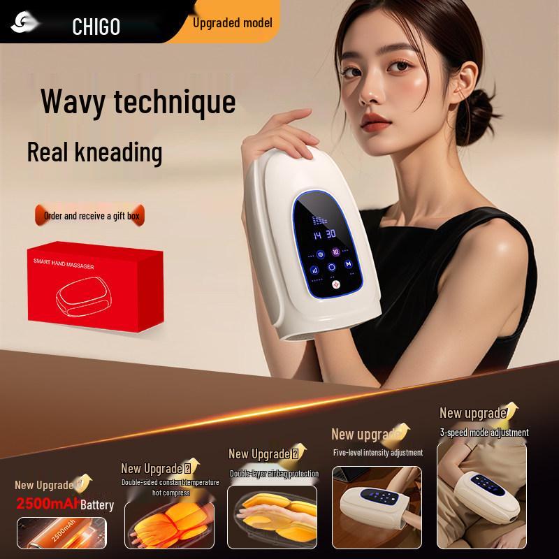 

Automatic Hand Massager with Kneading, Acupoint & Heat Therapy for Joints, Palm, and Wrist