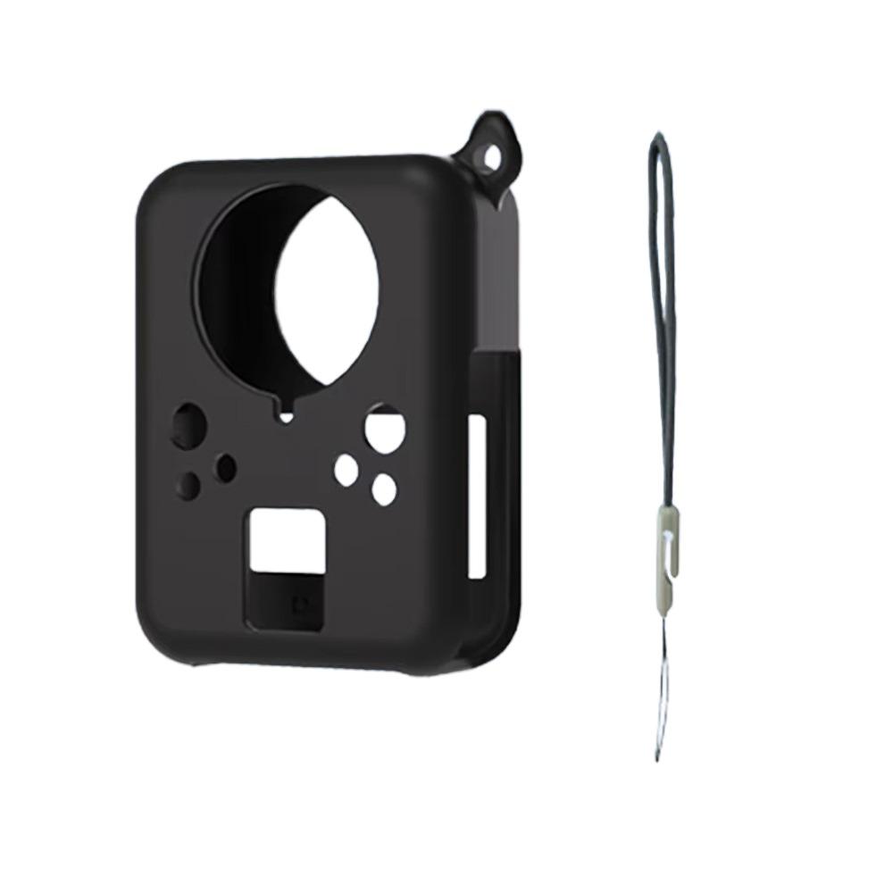 

Силиконовый защитный чехол, устойчивый к царапинам, аксессуары для экшн-камеры, защита камеры для DJl Osmo 360 чёрный