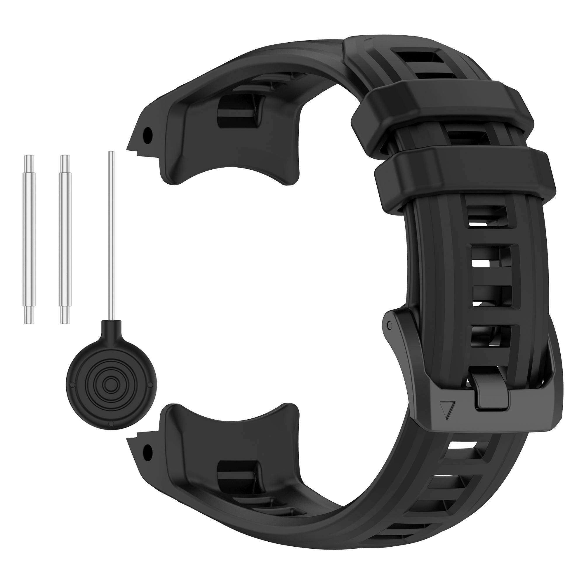 

For Garmin Instinct E 45mm Smartwatch Band Breathable Sports Silicone Strap Blue