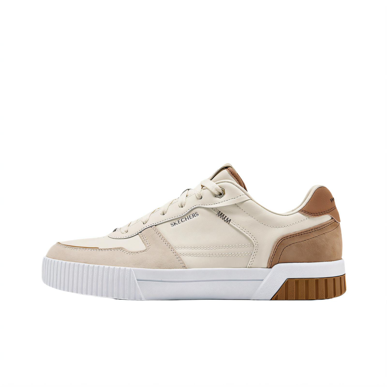 Skechers Court Classics Удобные низкие кроссовки Мужские кроссовки Белый Коричневый 254040W-NTBR 41
