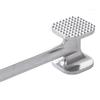 1Pcs Meat Tenderizer Hammer Two Sides Loose Meat Mallet Tool For Pounding Beef Steak Stainless Steel Meat Hammer Kitchen Tool