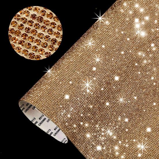 Self-Adhesive Rhinestone Sticker Fadeless Glass Clothing Decoration Car Rhinestone Sticker for Scrapbook