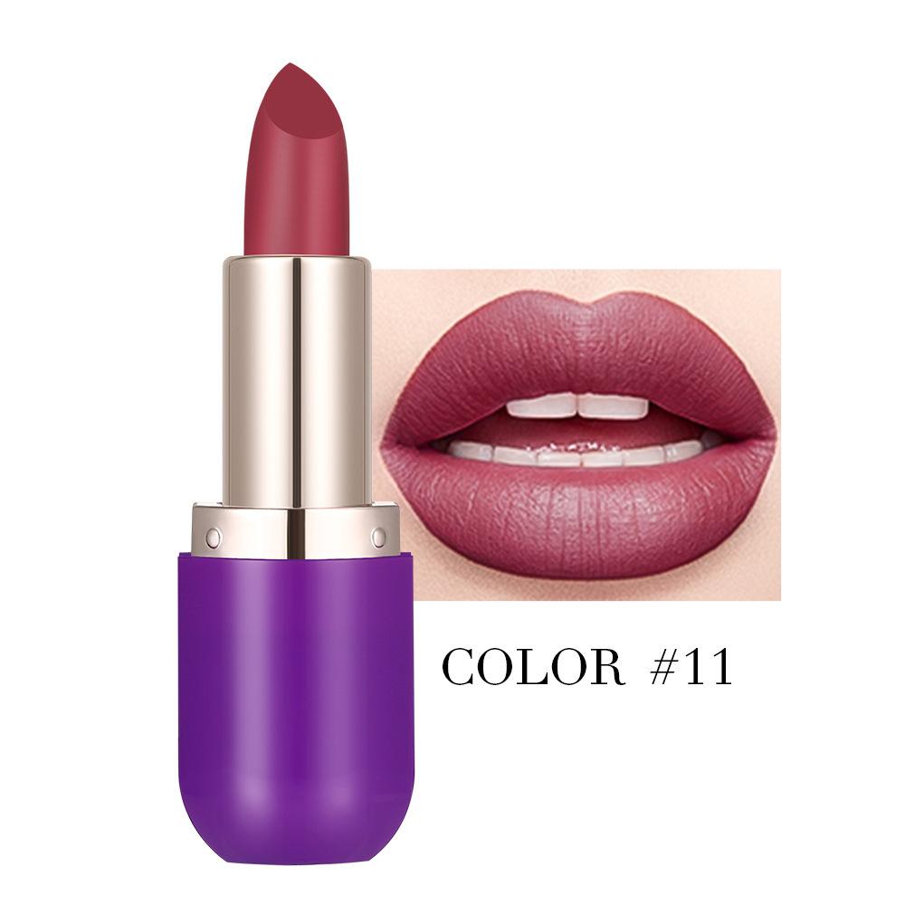 Rouge à lèvres nude mat, antiadhésif, brume imperméable, longue tenue, velours, teinture pour les lèvres