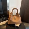 Fashionable Lychee-patterned Vegetable Basket Bag, Trendy and Stylish for Daily Commuting, Slouchy Bucket Bag