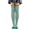 Halloween Striped Over Knee Socks Cartoon Demon Casual Women