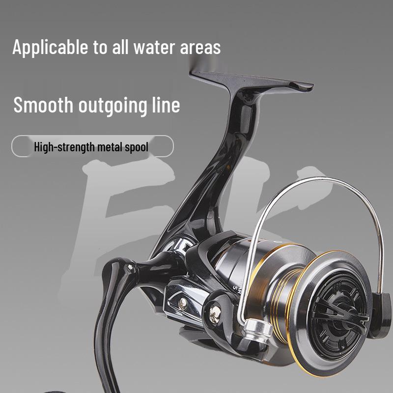 All-Metal Spool Spinning Reel for Sea Fishing Lure Rods