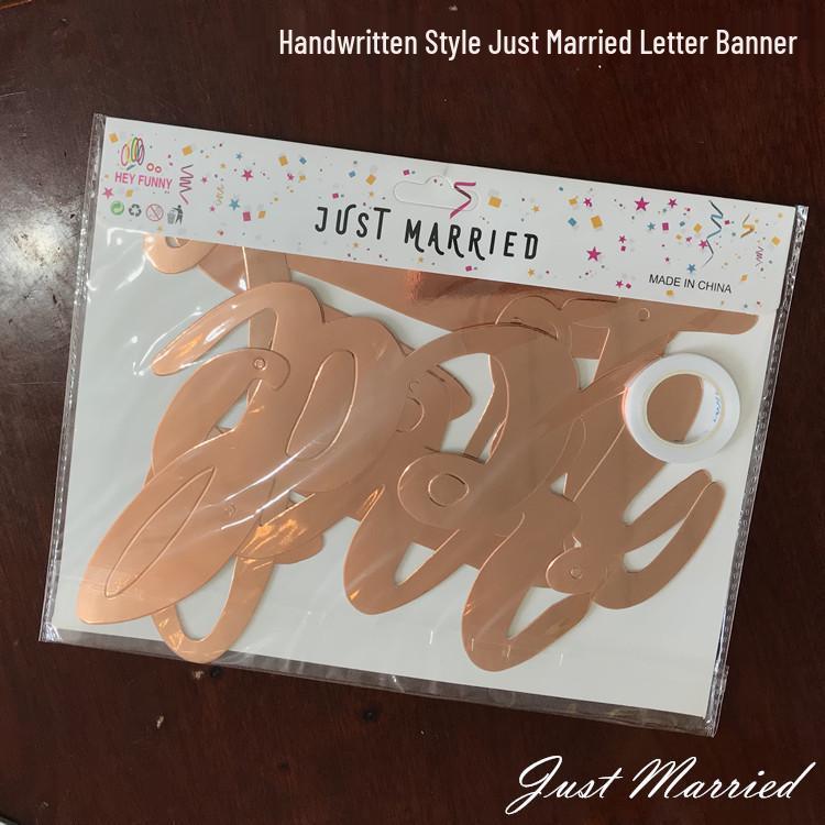 Birthday Letter Banner: Gold, Silver & Rose Gold Hot-Stamped Letters for Adult & Children’s Celebrations and Wedding Decor
