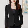 Spring Autumn Female Suit Jacket Black Professional Suit Interview Formal Work Clothes Office Lady OL Classic Blazers for Women