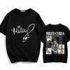 T-shirt Miley Cyrus Coton Impression Graphique T-shirt Manches Courtes Été Col Rond T-shirts Décontracté Femmes Hommes T-shirts Drôles Hauts