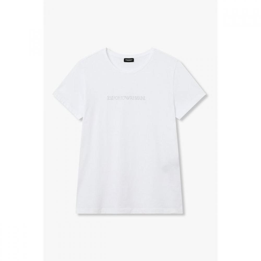 

Emporio Armani Women S rhineSTone Logo Lounge T ShirT 0826134501 S(90)