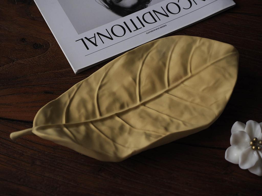 Jewelry Tray Molds Silicone Resin Moulds Leaf Shaped Jewelry Dish Molds Silicone Material for Epoxy Resin Casting Tray