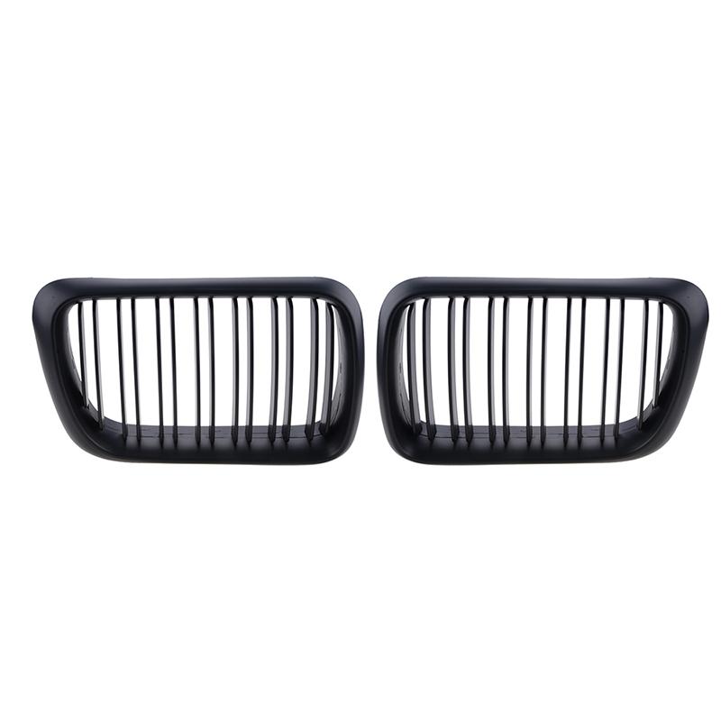 Car Front Bumper Kidney Grille Grill Fit For BMW E36 M3 318I 323I 328I 3 Series 1997 1998 1999 ABS Modified Part