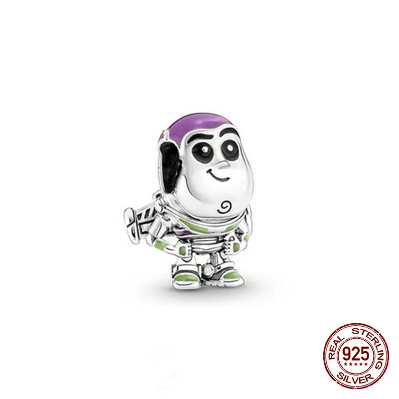 New  Mickey Minnie Beaded Marvel Lron Man Charms Plata De Leyoriginales Fit Bracelet Diy Jewelry Making Women'S Gift