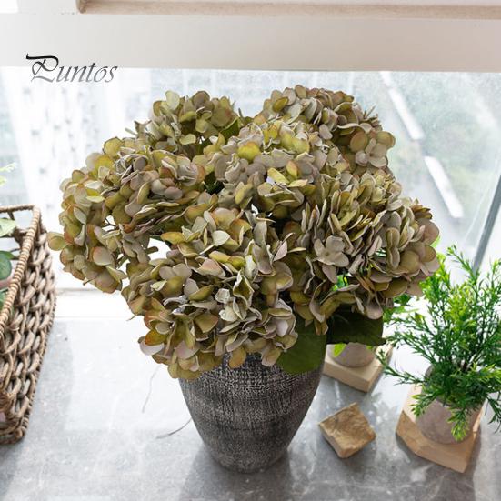 Künstliche Blume, lichtbeständig, simulierte Hortensie, realistische Kunstpflanze für Zuhause, Hochzeiten, Dekoration
