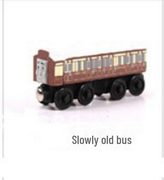 58-Piece Wooden Magnetic Train Track Set for Children Ages 1-5