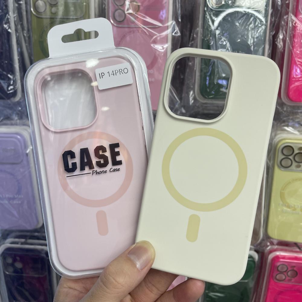 Compatible with Liquid Silicone 15promax Magnetic Charging Phone Case, Apple 16pro Anti-drop Protective Case, Anti-fingerprint