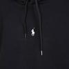 Polo Ralph Lauren FW22 Solid Color Small Pony Embroidery Detail Hoodie Men Hoodies Black 710881506-005