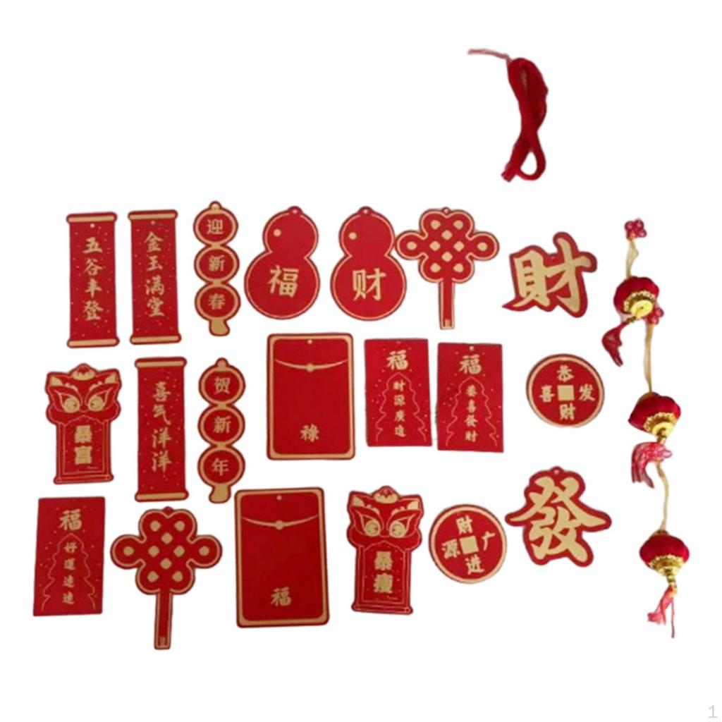 Chinese Year Decorations Hanging Lantern Pendant Dragon Decoration Good Luck for