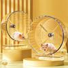 1Pc Transparent Hamster Running Wheel Toy Quiet Running Exercise Easy To Disassemble And Clean For Hamster Pets Accessories