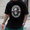 Chopper Fahrer Fahren Hartcore Vintage Motorrad T-Shirt Herren Sommer Baumwolle Lässig Kurzärmelig