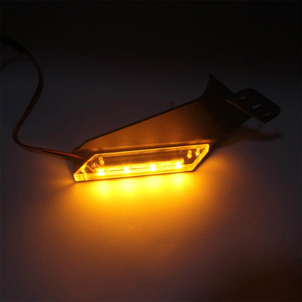 2piece LED Front Flash Amber Turn Signal For BMW S1000RR 2019 2020 2021 2022 Invisible Wing Indicator