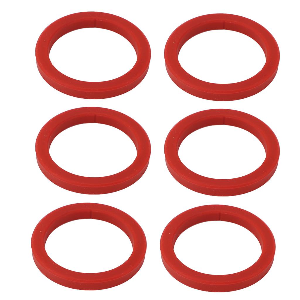 6pcs Grouphead Gasket Replacement for Gaggia E61 Coffee Machine 8.0mm Thick Silicone Brew Group Head Gasket
