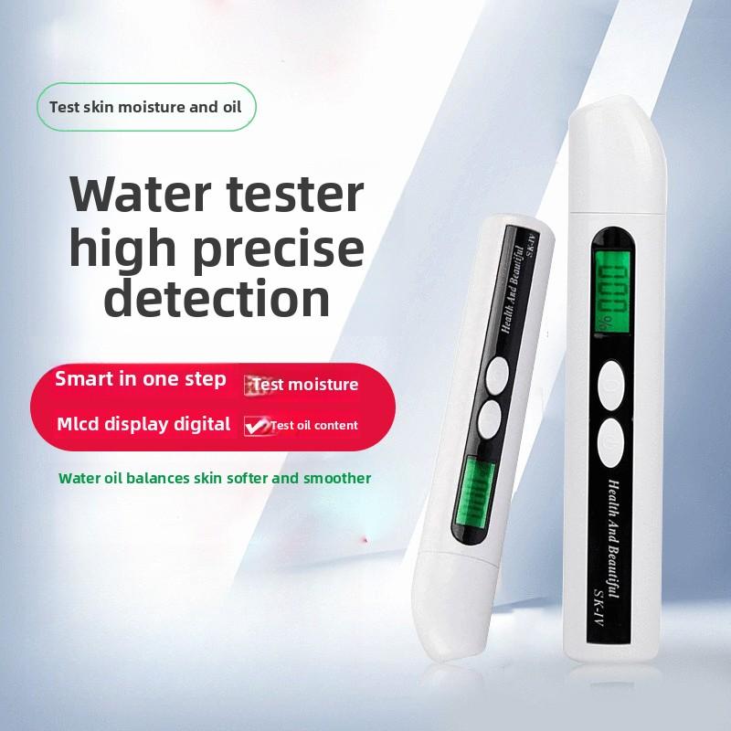 

Оновлений 2-в-1 тестер вологості шкіри, прилад для виявлення вологи та флуоресцентних агентів, ручка для тестування шкірного жиру 173*30*27