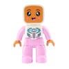 Big Building Blocks Boy Girls Family Policemen Figures Doll Compatible Duplos Children Kids Self Locking Bricks Assemble Toys