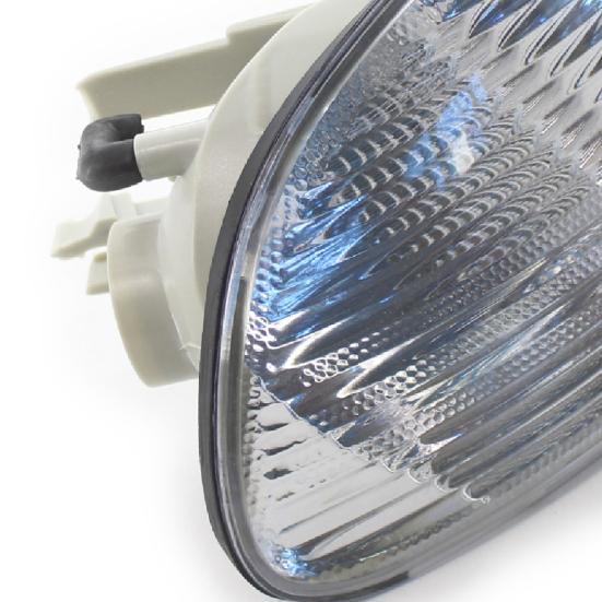 Turn Signal Light Cover Waterproof Replacement White Left Right Professional Corner Lights Shell 63126904307 63126904308 for BMW E46 98-01 Two Door