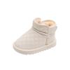 Baby snow boots, winter fleece-lined and thickened, cotton shoes for toddlers, infant warm shoes, walking shoes, cotton boots for boys and girls