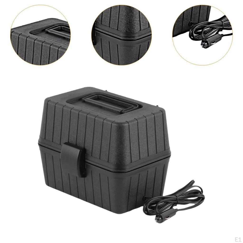 Biloppvarming lunsjboks Premium bærbar for camping utenfor arbeidspiknik