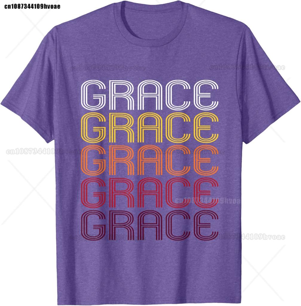 Grace Retro Wordmark Pattern - Vintage Style T-shirt T-Shirt