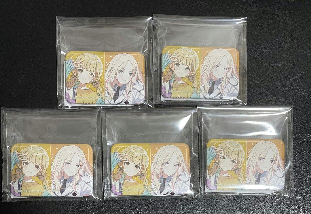 

[USED] Gakuen Idolmaster Gakumasu Bonus Can Badge Kotone Fujita Juohsei Minami 5 Pieces