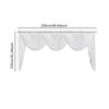 Swag Valance Vintage Decoration Breathable to Hang Waterfall Window Valance for