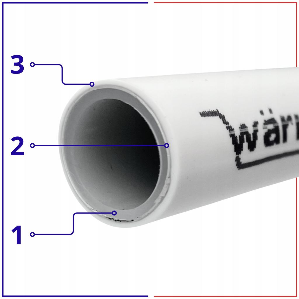 Pex Pipe 16 For Underfloor Heating - Pex/Al/Pe 16/2 - Buy By The Metre