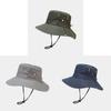 Casual Outdoor Sun Hat With Wide Brim Waterproof Breathable For Hiking And Travel