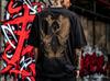 Fallen Angel Rebirth T-Shirt, Soul Retrieval Shirt, Divine Intervention, Higher Self Shirt, Cross Emblem, Yin Yang Tee, Oversized Goth Shirt