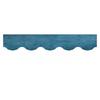 Chenille Window Valance Self-adhesive DIY Curtain Custom Size Roman Valance Curtain Swags Decorative Cloth Strip Top Shading